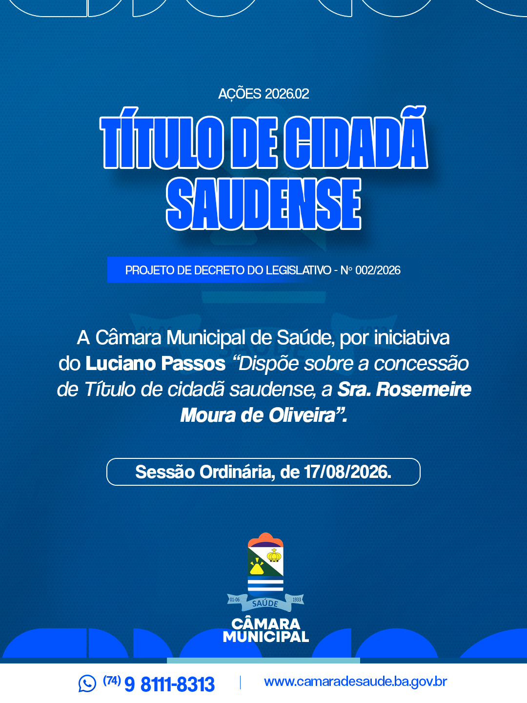 Título de cidadã saudense